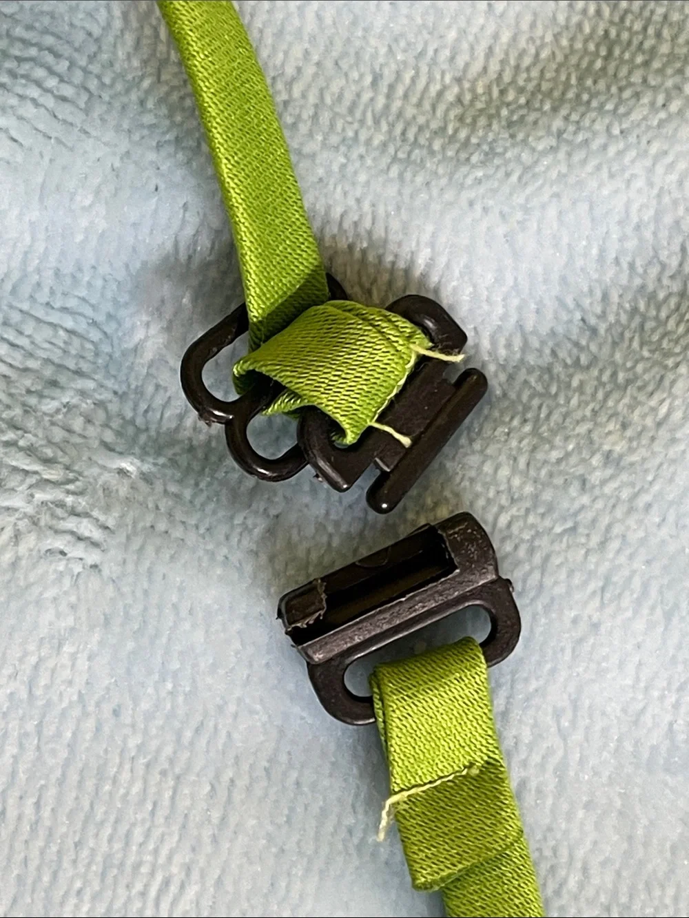 Green Satin Bow Tie AND Black & White Decorative Hook For Dog Leash